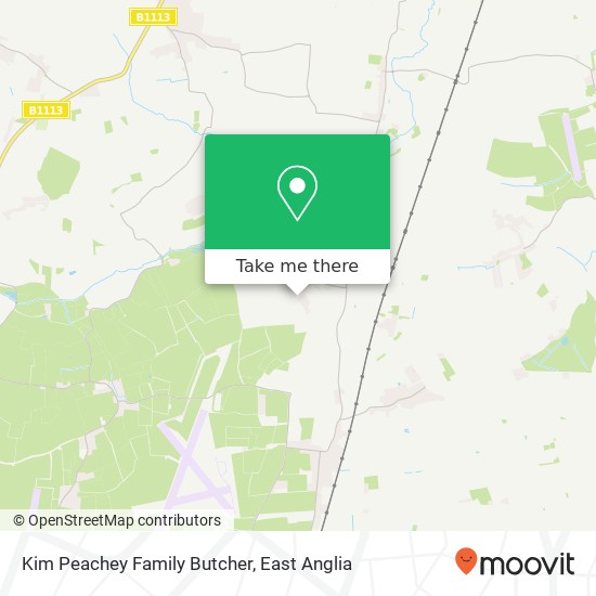 Kim Peachey Family Butcher map