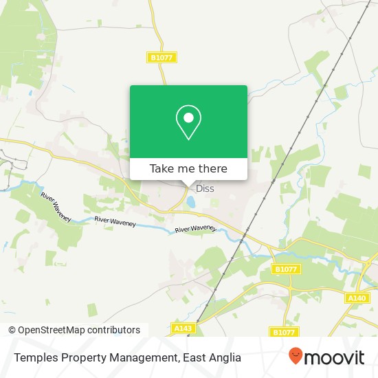 Temples Property Management map