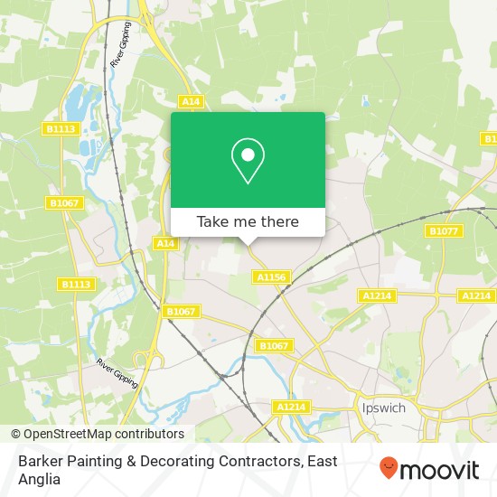 Barker Painting & Decorating Contractors map