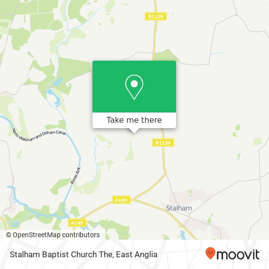 Stalham Baptist Church The map