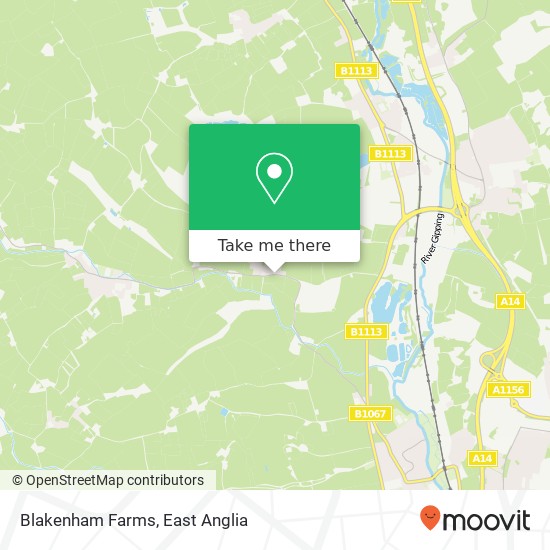 Blakenham Farms map