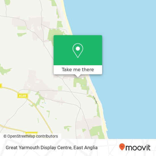 Great Yarmouth Display Centre map