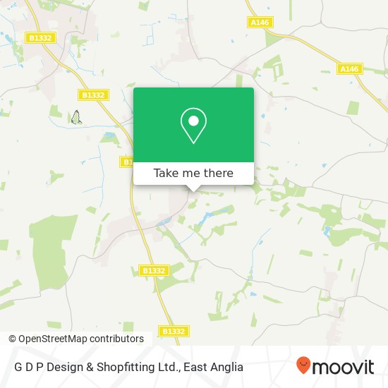 G D P Design & Shopfitting Ltd. map