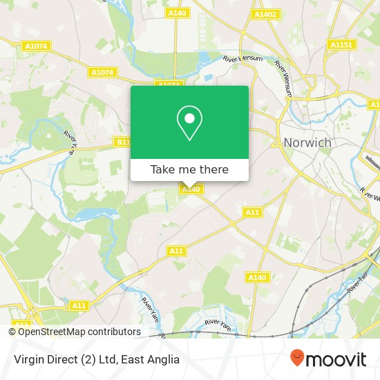 Virgin Direct (2) Ltd map