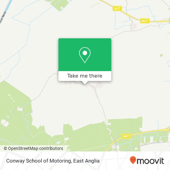 Conway School of Motoring map