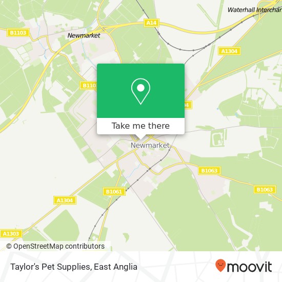 Taylor's Pet Supplies map