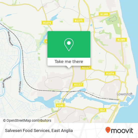 Salvesen Food Services map