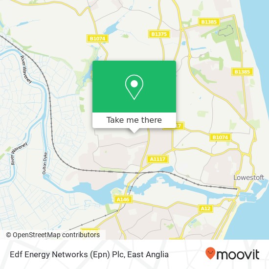 Edf Energy Networks (Epn) Plc map
