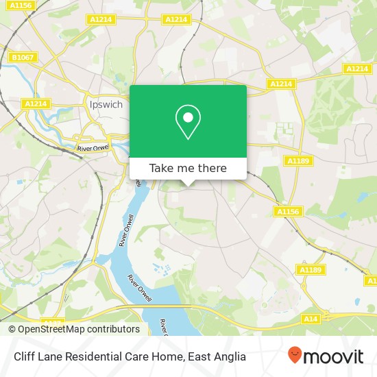 Cliff Lane Residential Care Home map