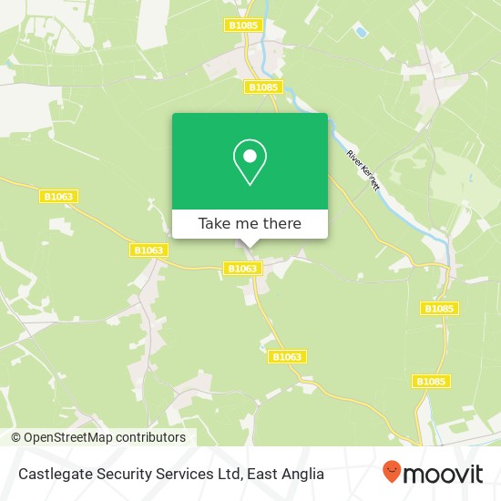 Castlegate Security Services Ltd map