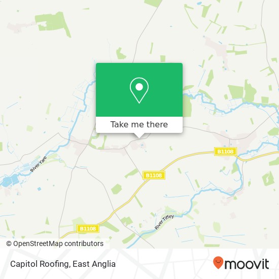 Capitol Roofing map