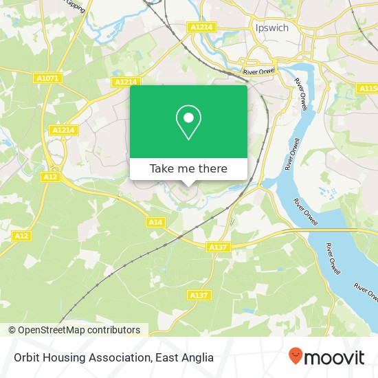Orbit Housing Association map