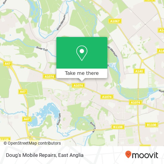 Doug's Mobile Repairs map