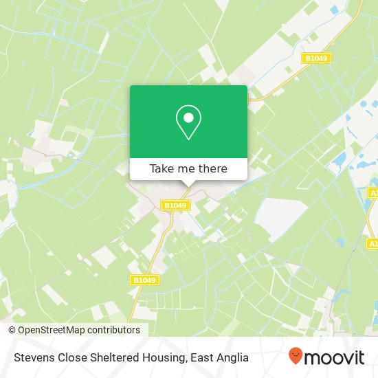 Stevens Close Sheltered Housing map