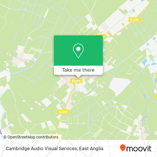 Cambridge Audio Visual Services map