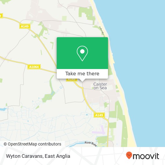 Wyton Caravans map