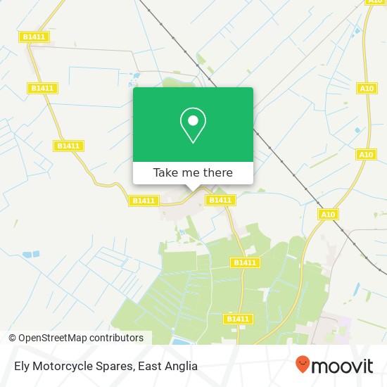 Ely Motorcycle Spares map