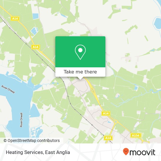Heating Services map