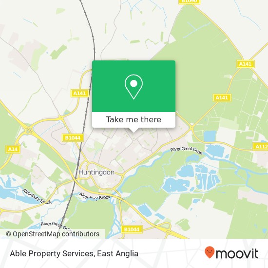 Able Property Services map