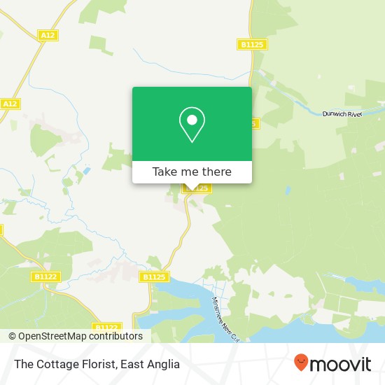 The Cottage Florist map