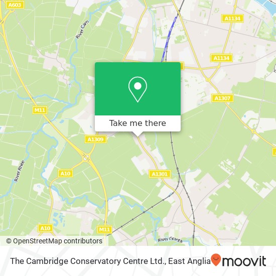 The Cambridge Conservatory Centre Ltd. map