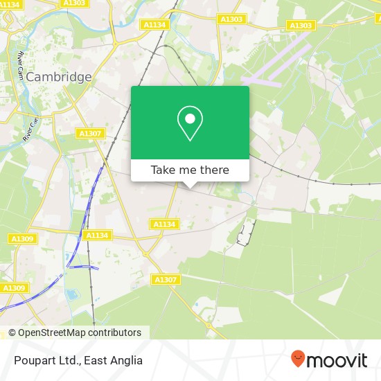 Poupart Ltd. map