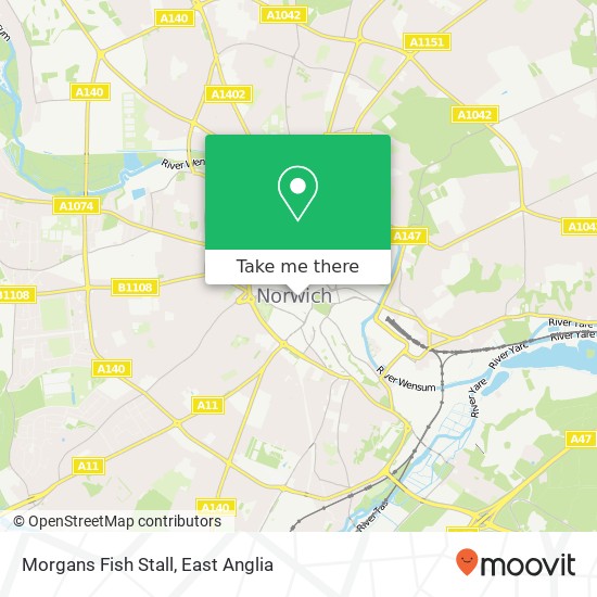Morgans Fish Stall map