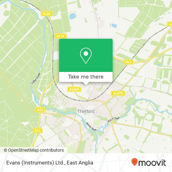 Evans (Instruments) Ltd. map