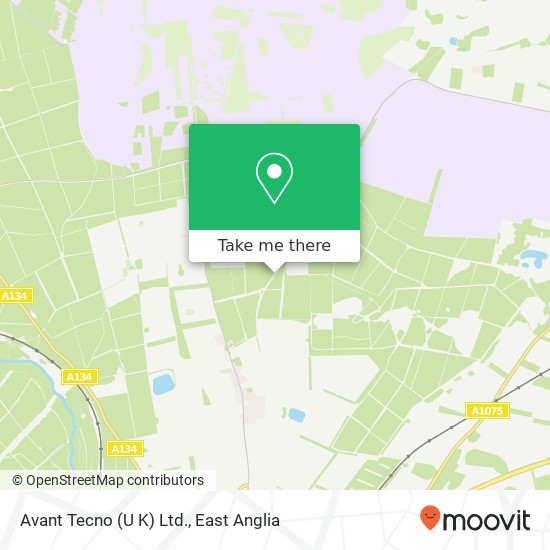 Avant Tecno (U K) Ltd. map