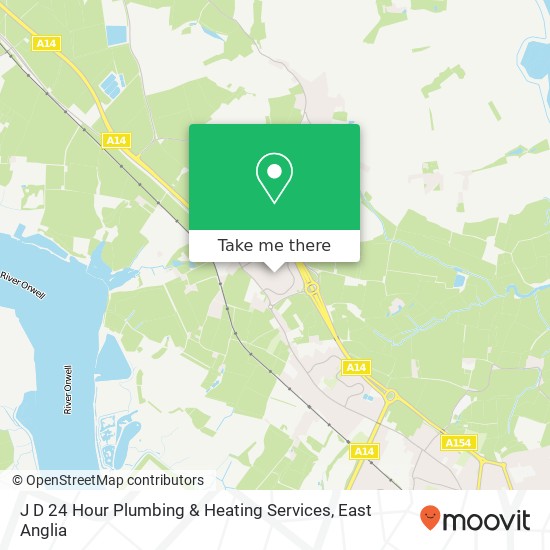 J D 24 Hour Plumbing & Heating Services map