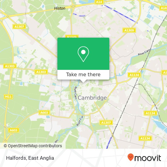 Halfords map