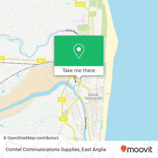 Comtel Communications Supplies map