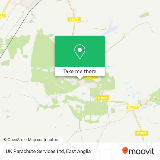UK Parachute Services Ltd map
