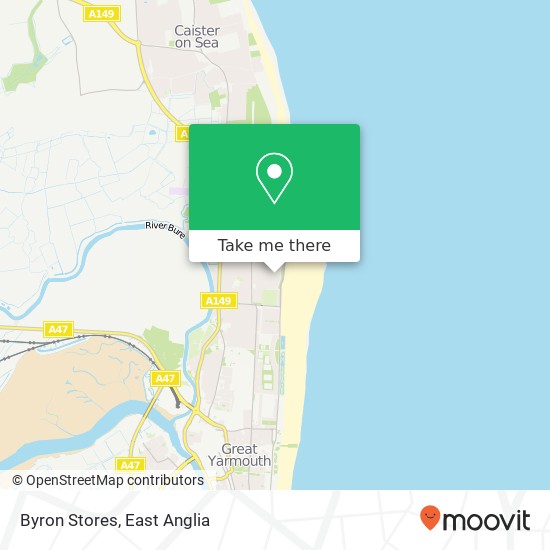 Byron Stores map