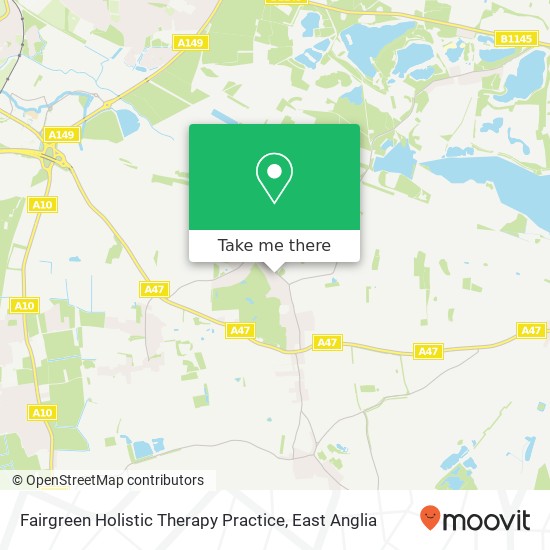 Fairgreen Holistic Therapy Practice map