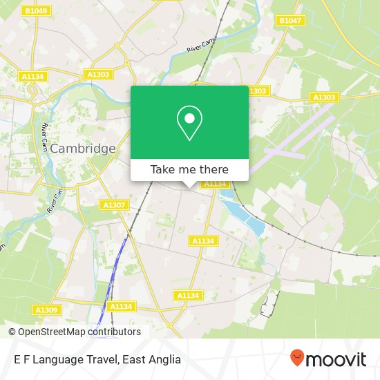 E F Language Travel map