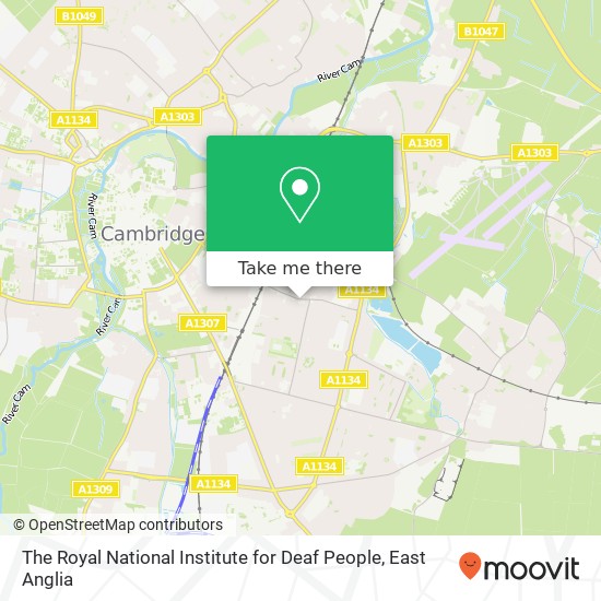 The Royal National Institute for Deaf People map