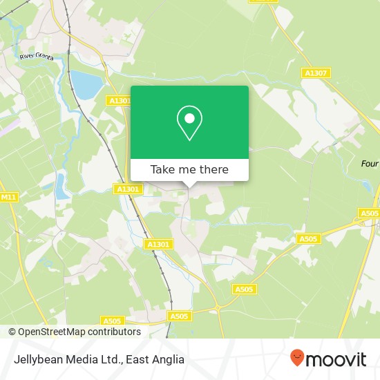 Jellybean Media Ltd. map