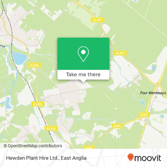 Hewden Plant Hire Ltd. map