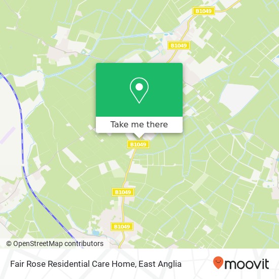 Fair Rose Residential Care Home map