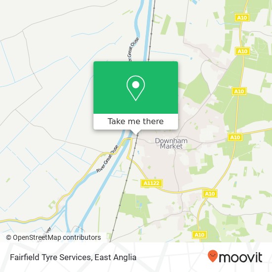 Fairfield Tyre Services map