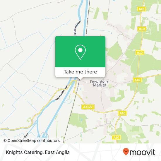 Knights Catering map