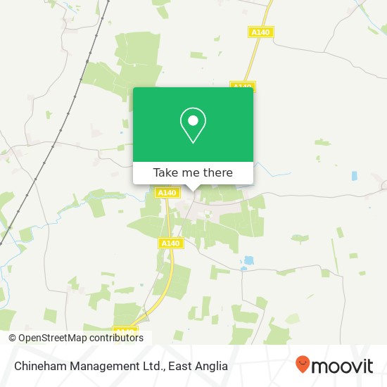 Chineham Management Ltd. map