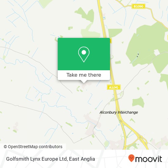 Golfsmith Lynx Europe Ltd map