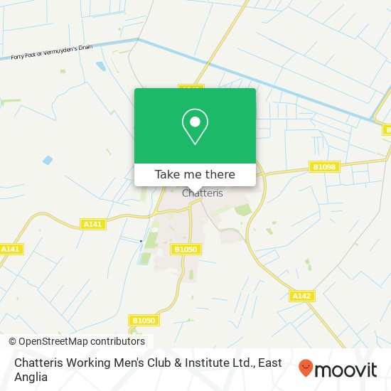 Chatteris Working Men's Club & Institute Ltd. map