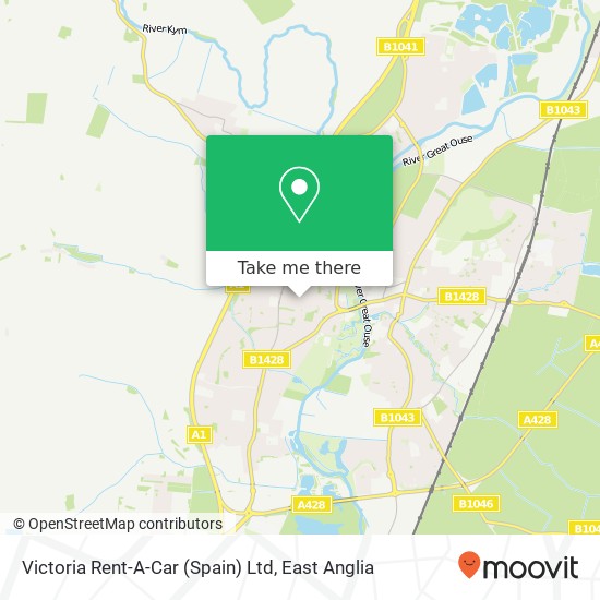 Victoria Rent-A-Car (Spain) Ltd map
