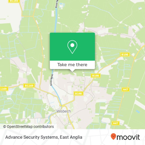 Advance Security Systems map