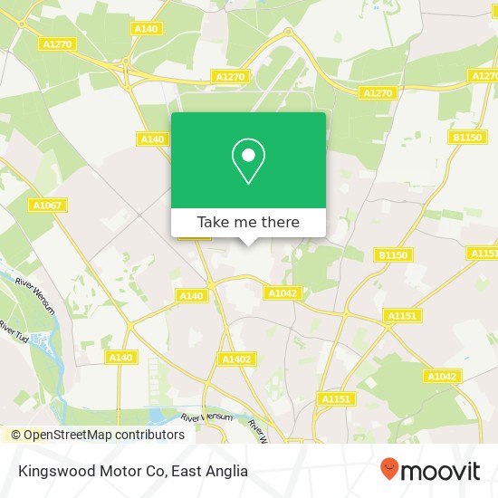 Kingswood Motor Co map