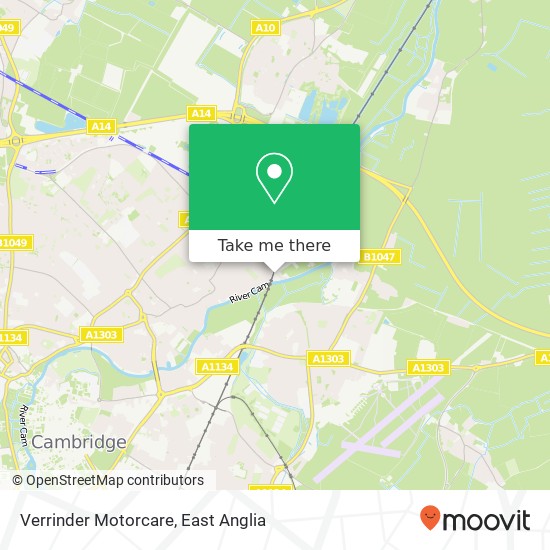 Verrinder Motorcare map