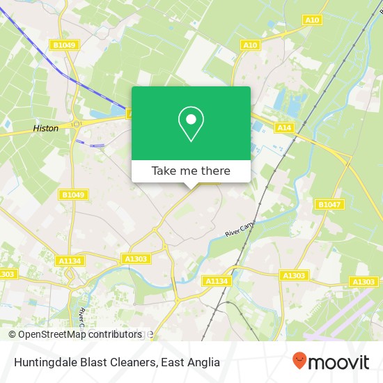 Huntingdale Blast Cleaners map